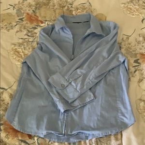 Zip up dress shirt